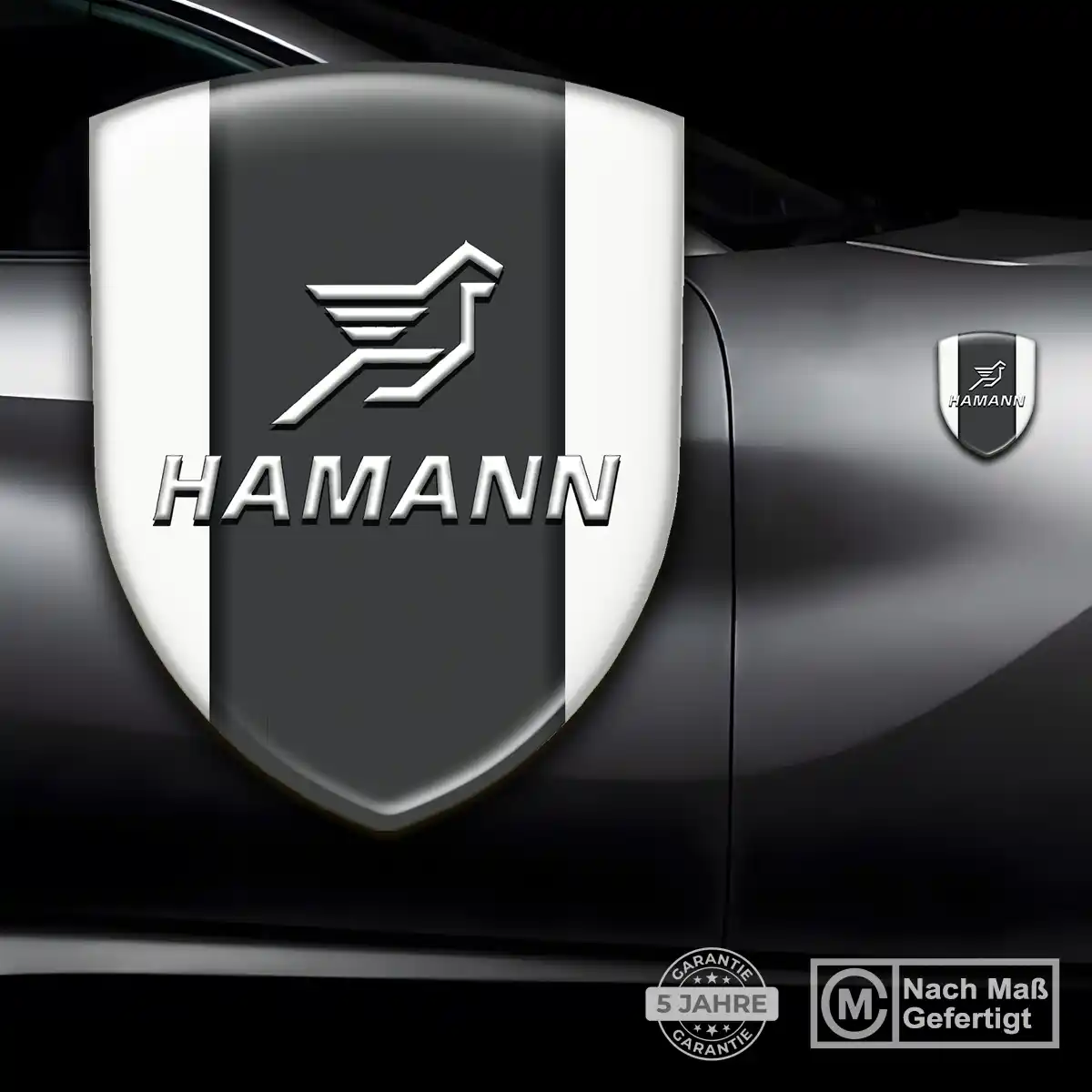 Hamann 3D Gel Aufkleber Premiumqualität