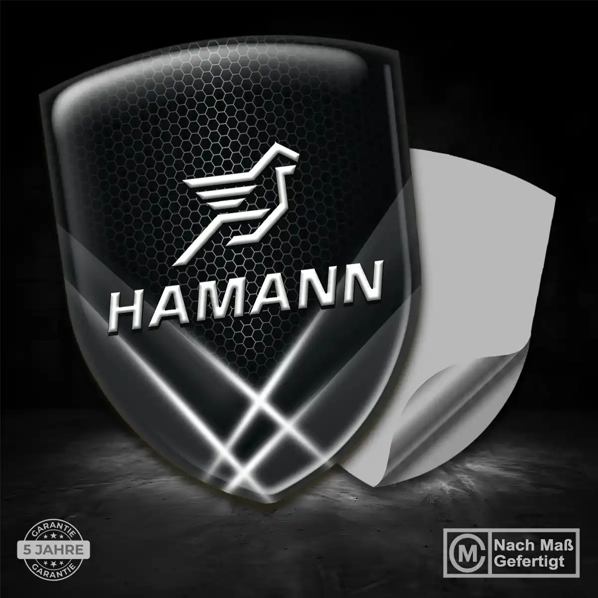 Hamann 3D Gel Aufkleber Silikon Anspruchsvolles Design