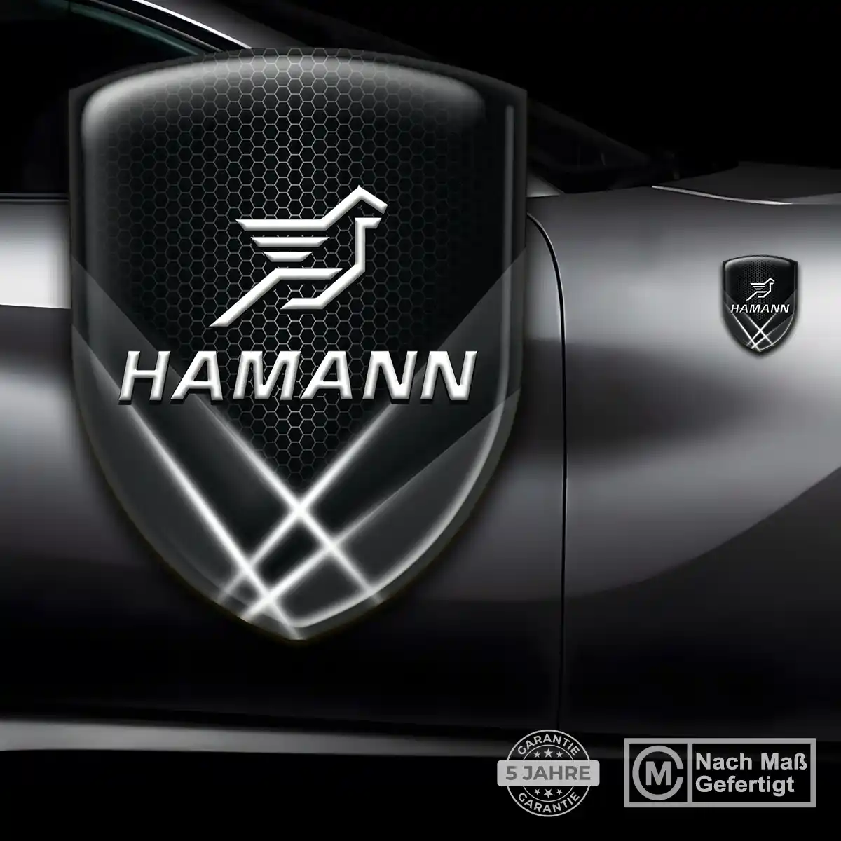 Hamann 3D Gel Aufkleber Silikon Anspruchsvolles Design