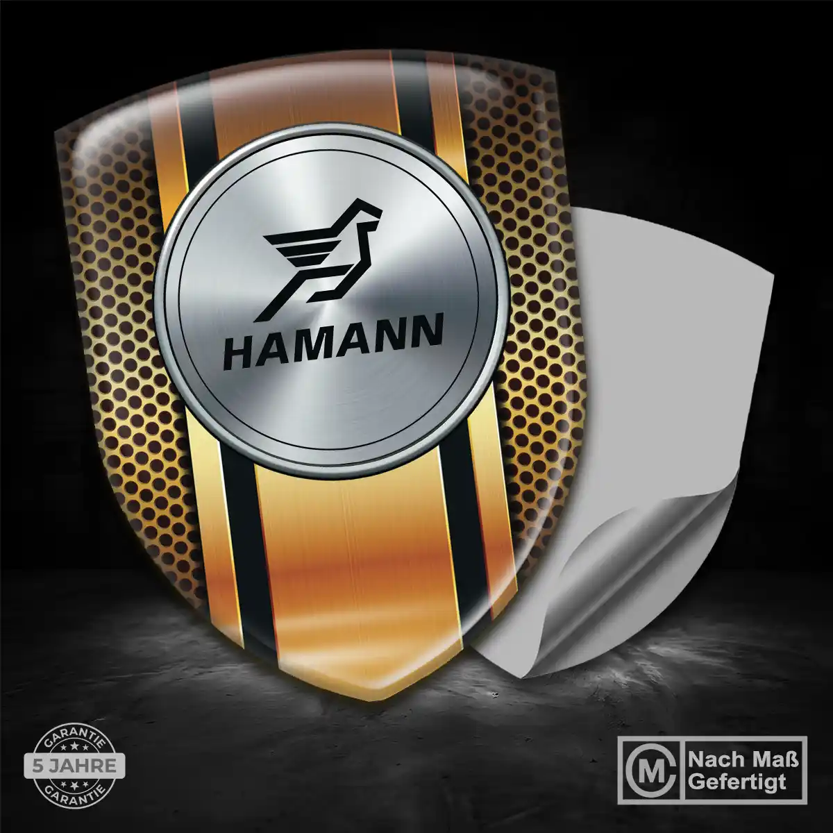 Hamann 3D Gel Aufkleber Silikon Ausdrucksstarkes Design