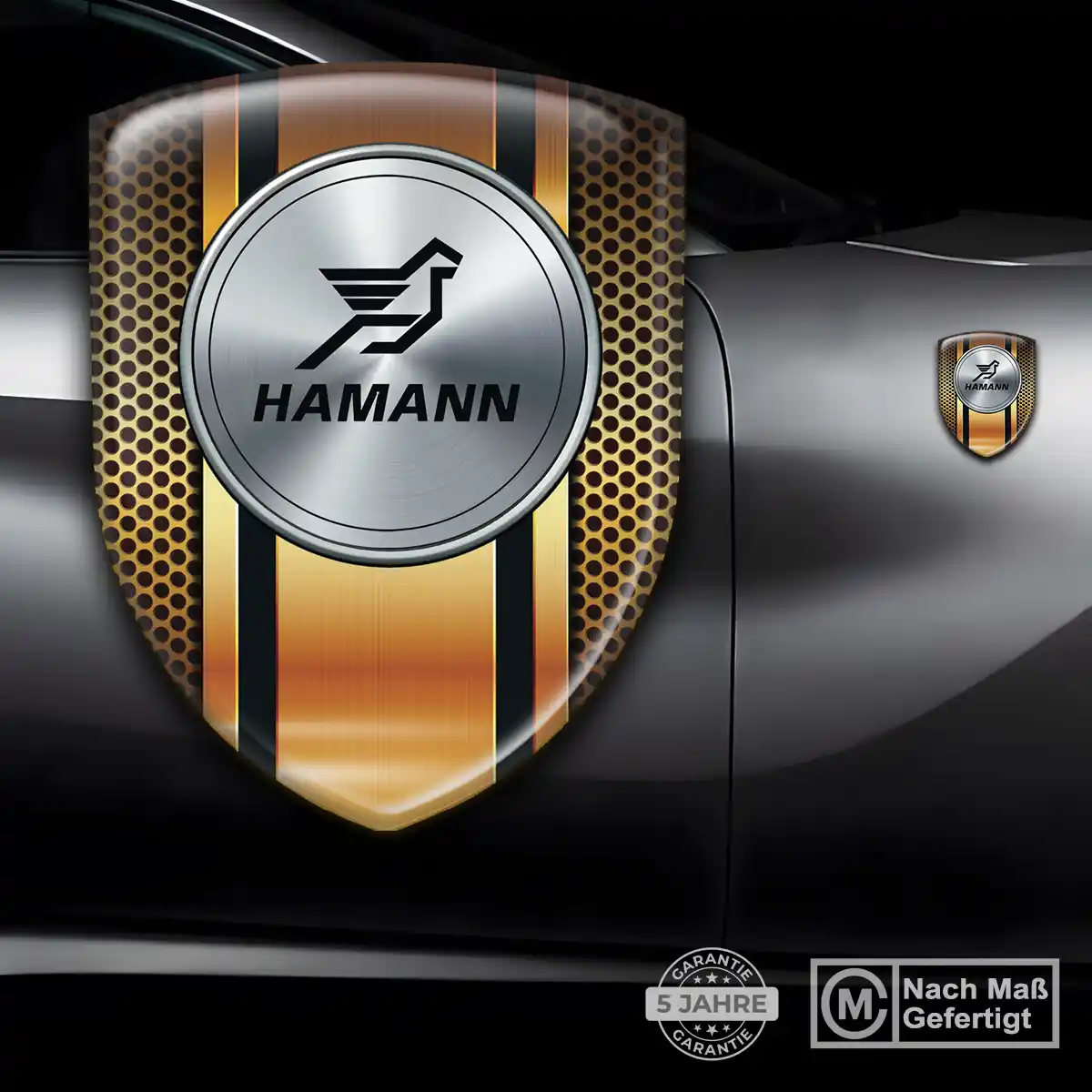 Hamann 3D Gel Aufkleber Silikon Ausdrucksstarkes Design