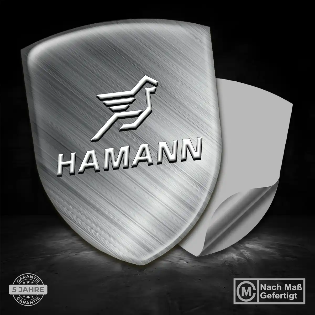Hamann 3D Gel Aufkleber Silikon Auto Elegantes Design
