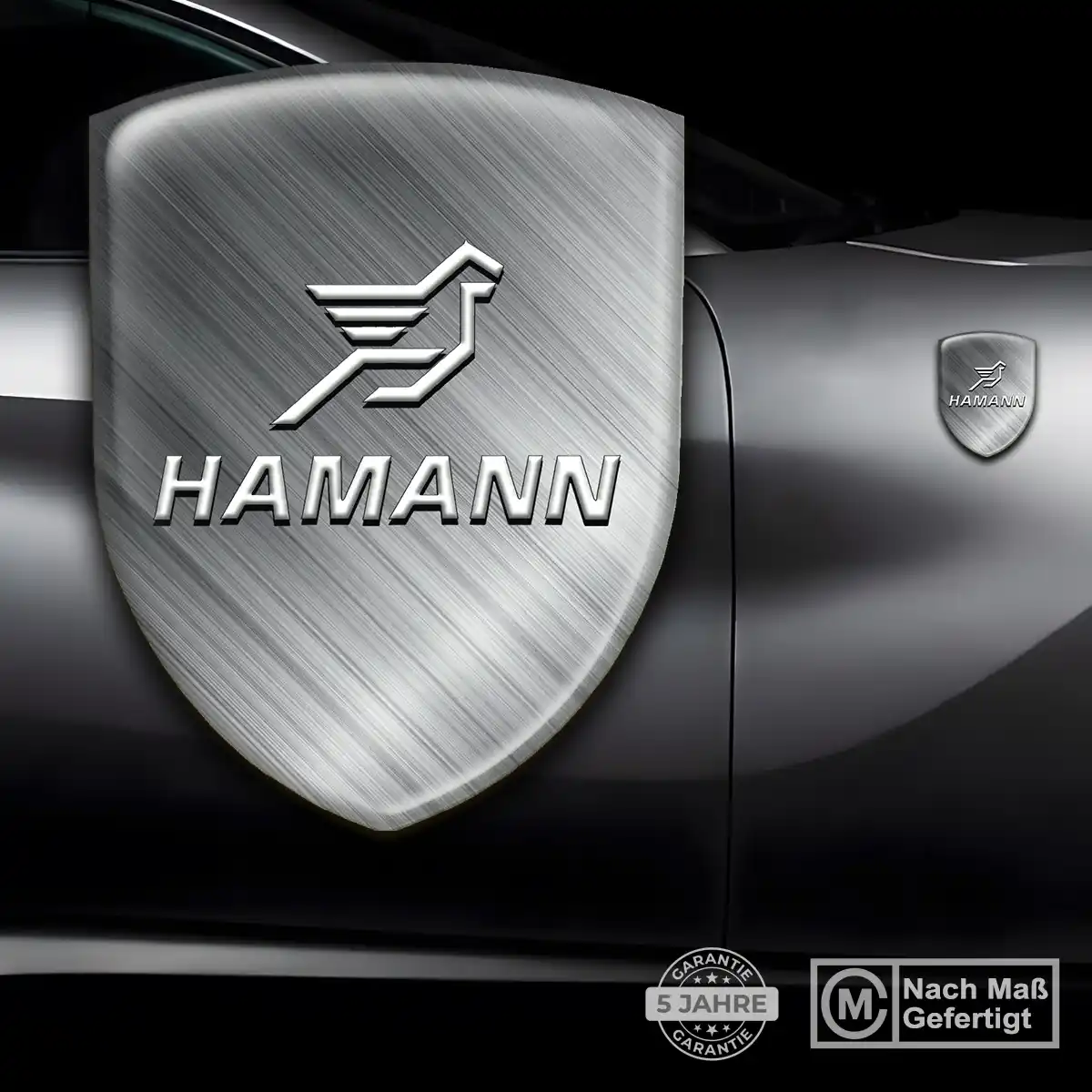 Hamann 3D Gel Aufkleber Silikon Auto Elegantes Design