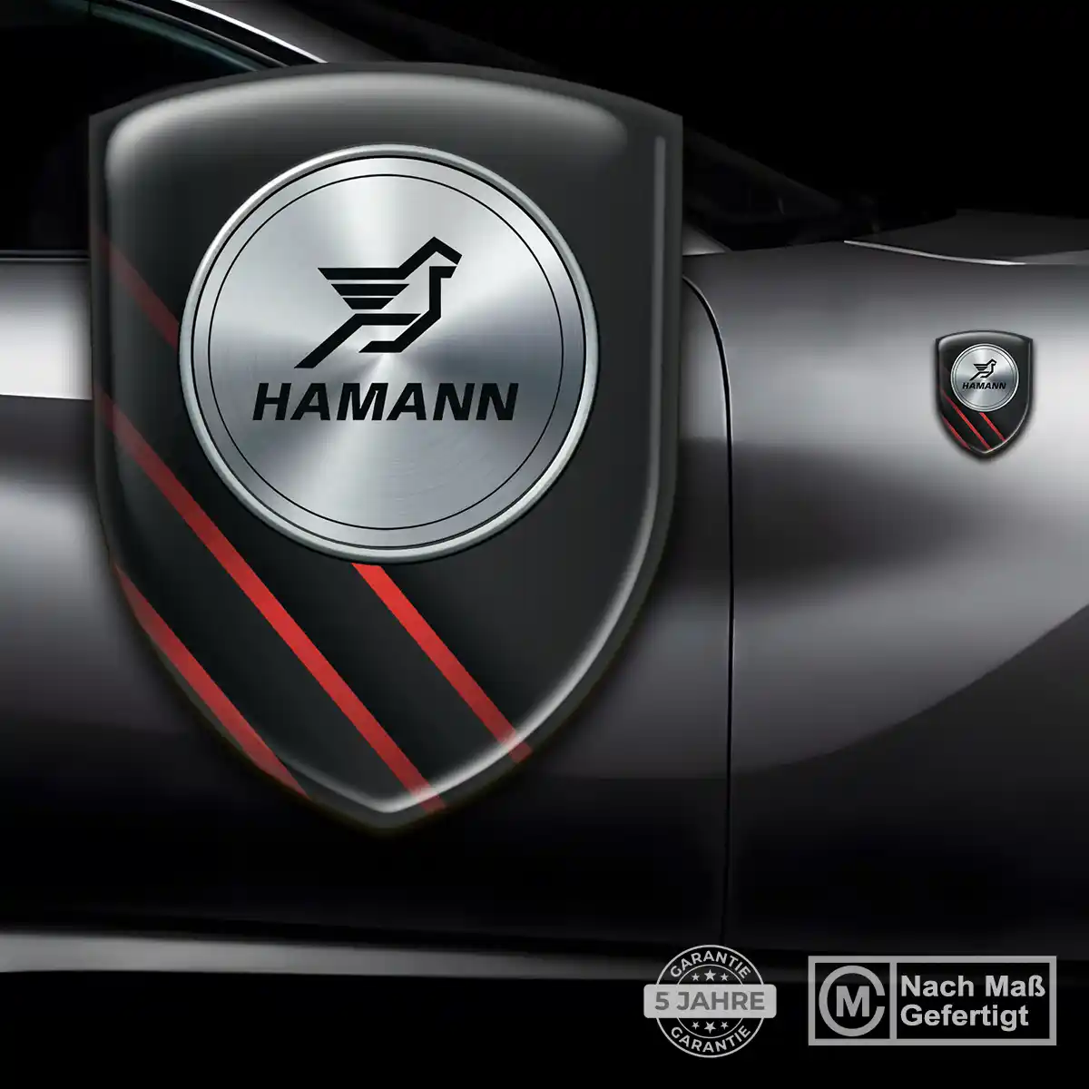 Hamann 3D Gel Aufkleber Silikon Auto Exterieurdesign