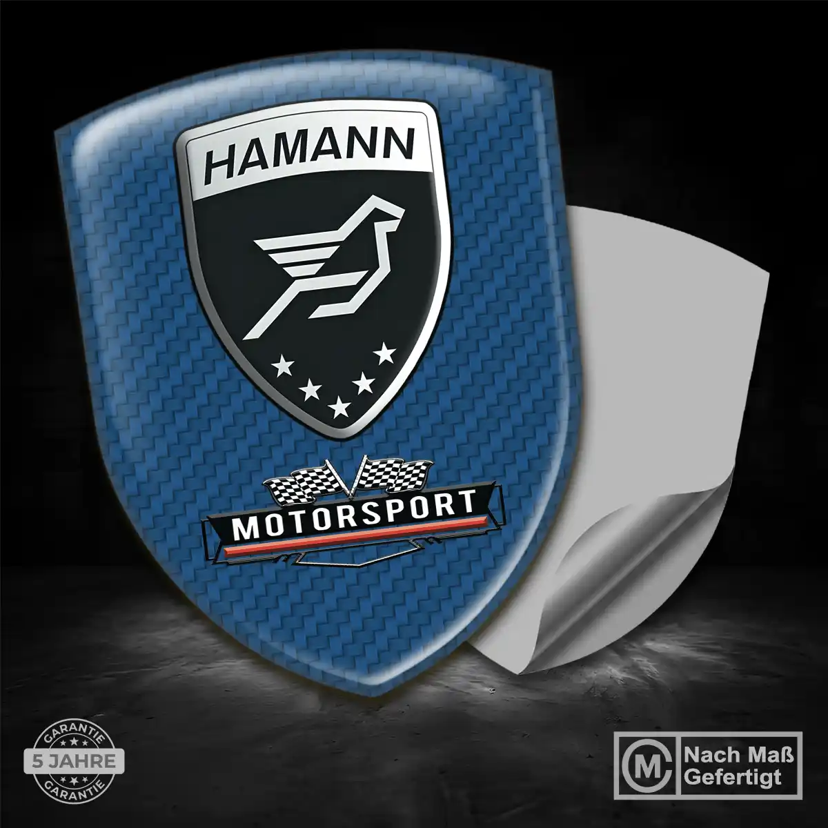 Hamann 3D Gel Aufkleber Silikon Auto Premium-Edition
