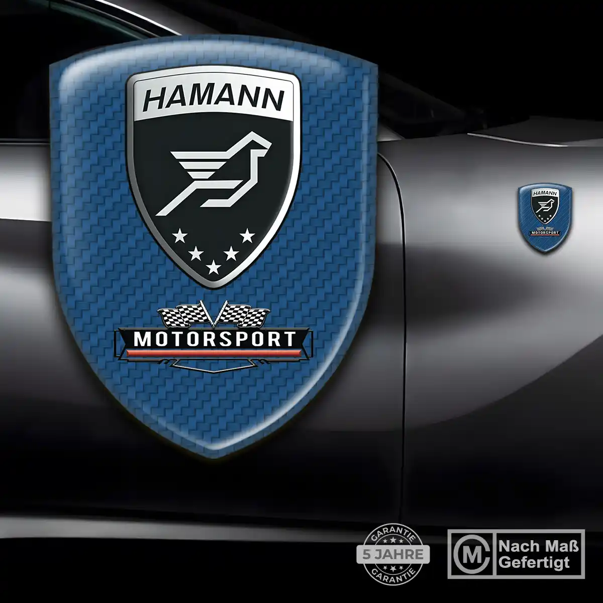 Hamann 3D Gel Aufkleber Silikon Auto Premium-Edition