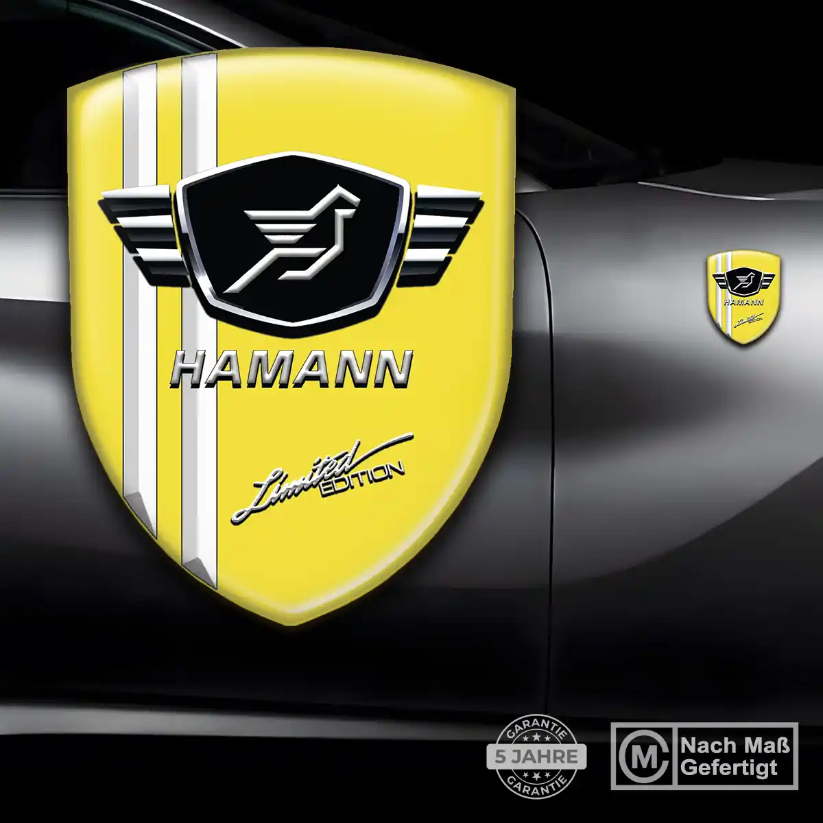 Hamann 3D Gel Aufkleber Silikon Auto Spitzenqualität