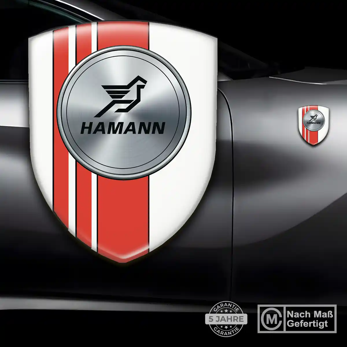 Hamann 3D Gel Aufkleber Silikon Auto Tuningfahrzeug