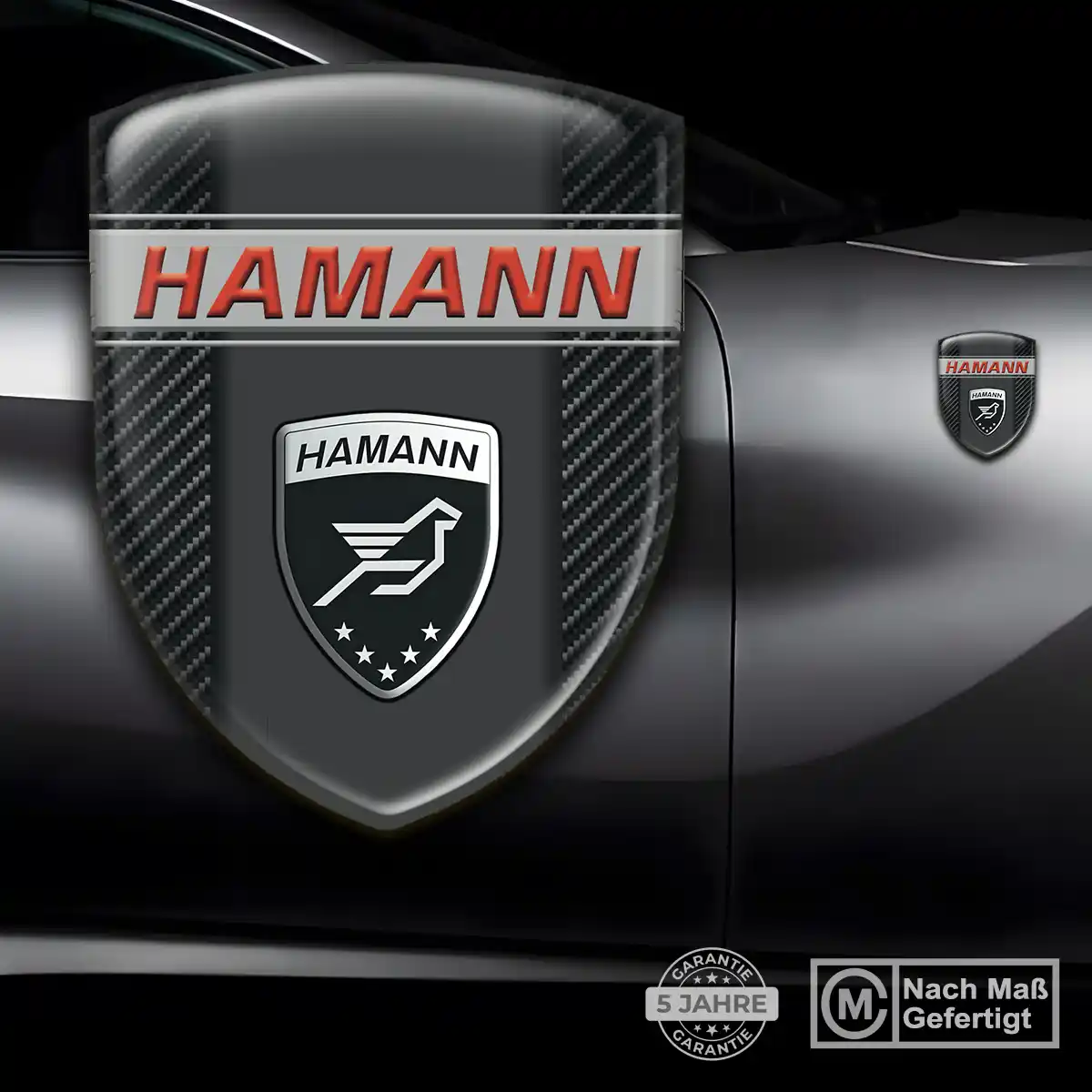 Hamann 3D Gel Aufkleber Silikon Überzeugende Qualität