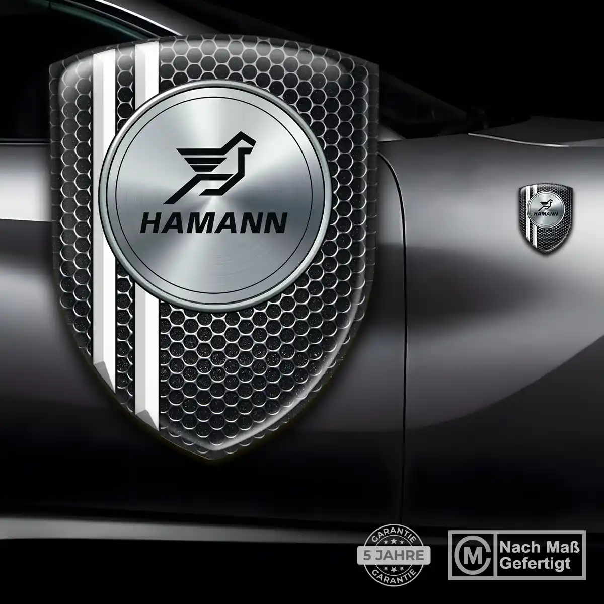 Hamann 3D Gel Aufkleber Silikon Elegantes Design