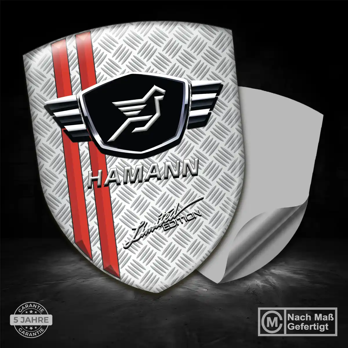 Hamann 3D Gel Aufkleber Silikon Erstklassige Qualität