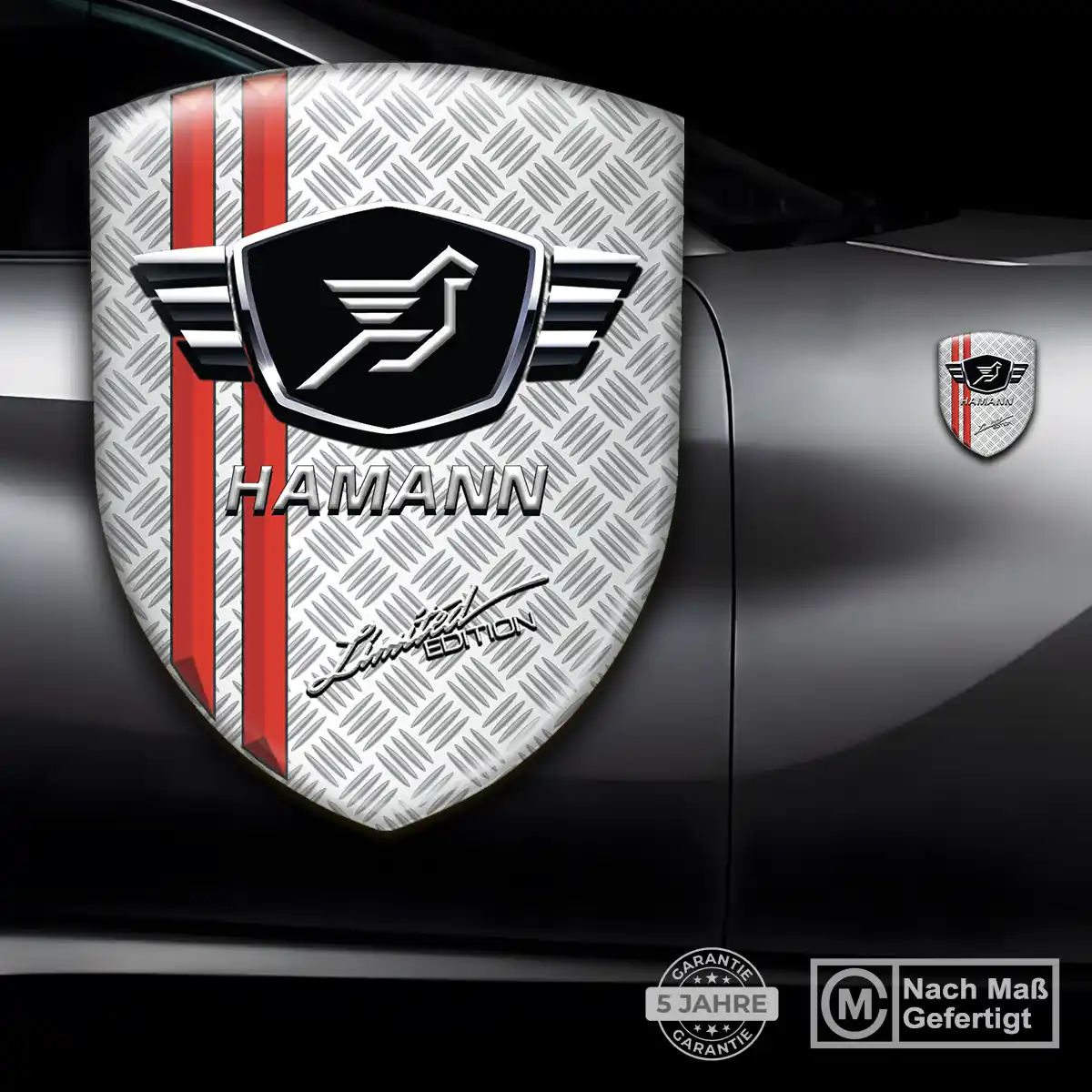 Hamann 3D Gel Aufkleber Silikon Erstklassige Qualität