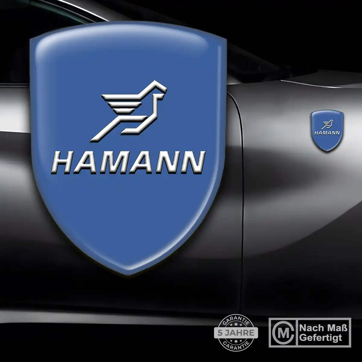 Hamann 3D Gel Aufkleber Silikon Exterieurdesign