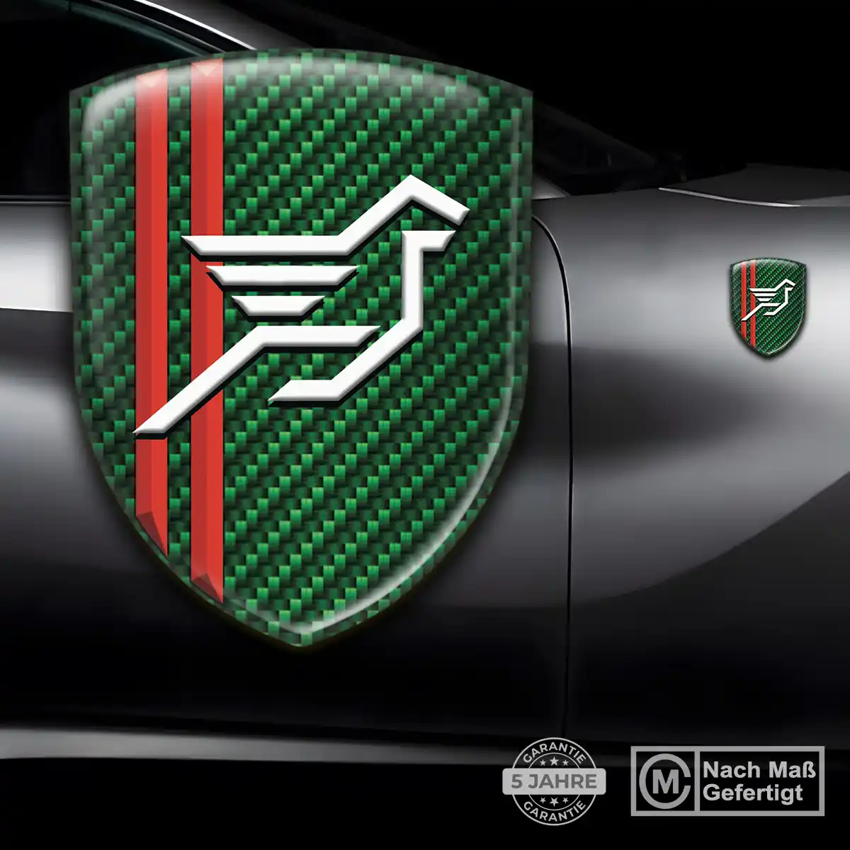 Hamann 3D Gel Aufkleber Silikon Hochwertiges Harz