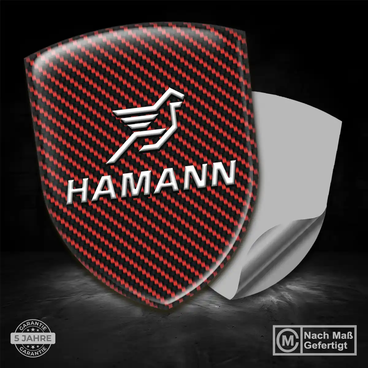 Hamann 3D Gel Aufkleber Silikon Hohe Qualität