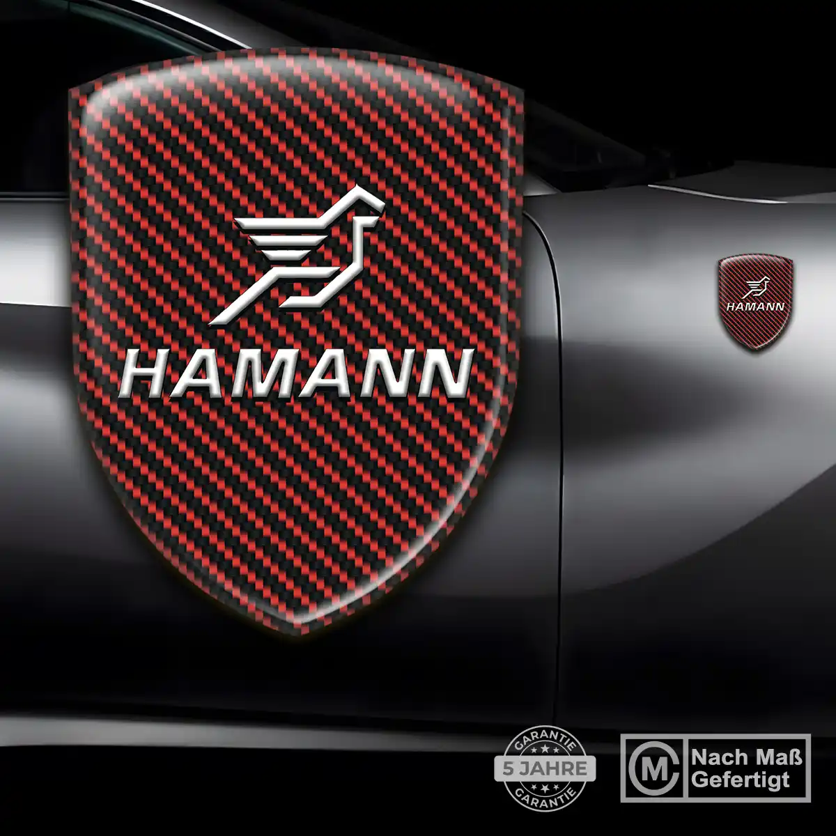 Hamann 3D Gel Aufkleber Silikon Hohe Qualität
