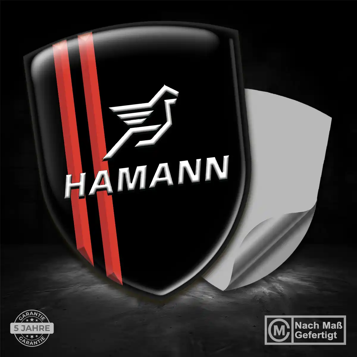 Hamann 3D Gel Aufkleber Silikon Interieurdesign