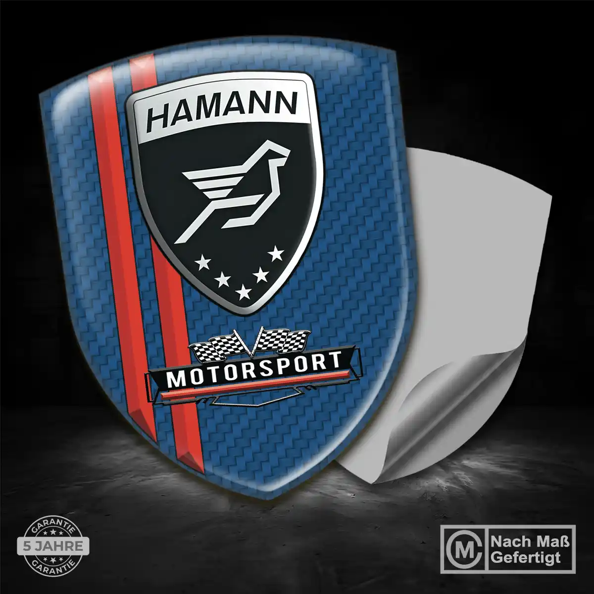 Hamann 3D Gel Aufkleber Silikon Luxus-Edition