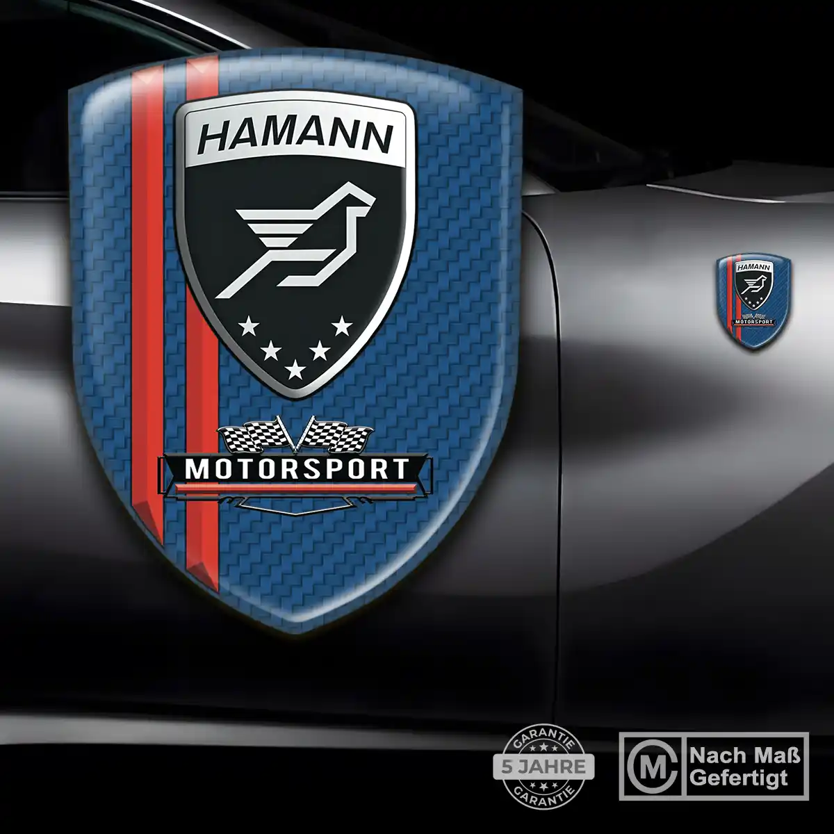 Hamann 3D Gel Aufkleber Silikon Luxus-Edition