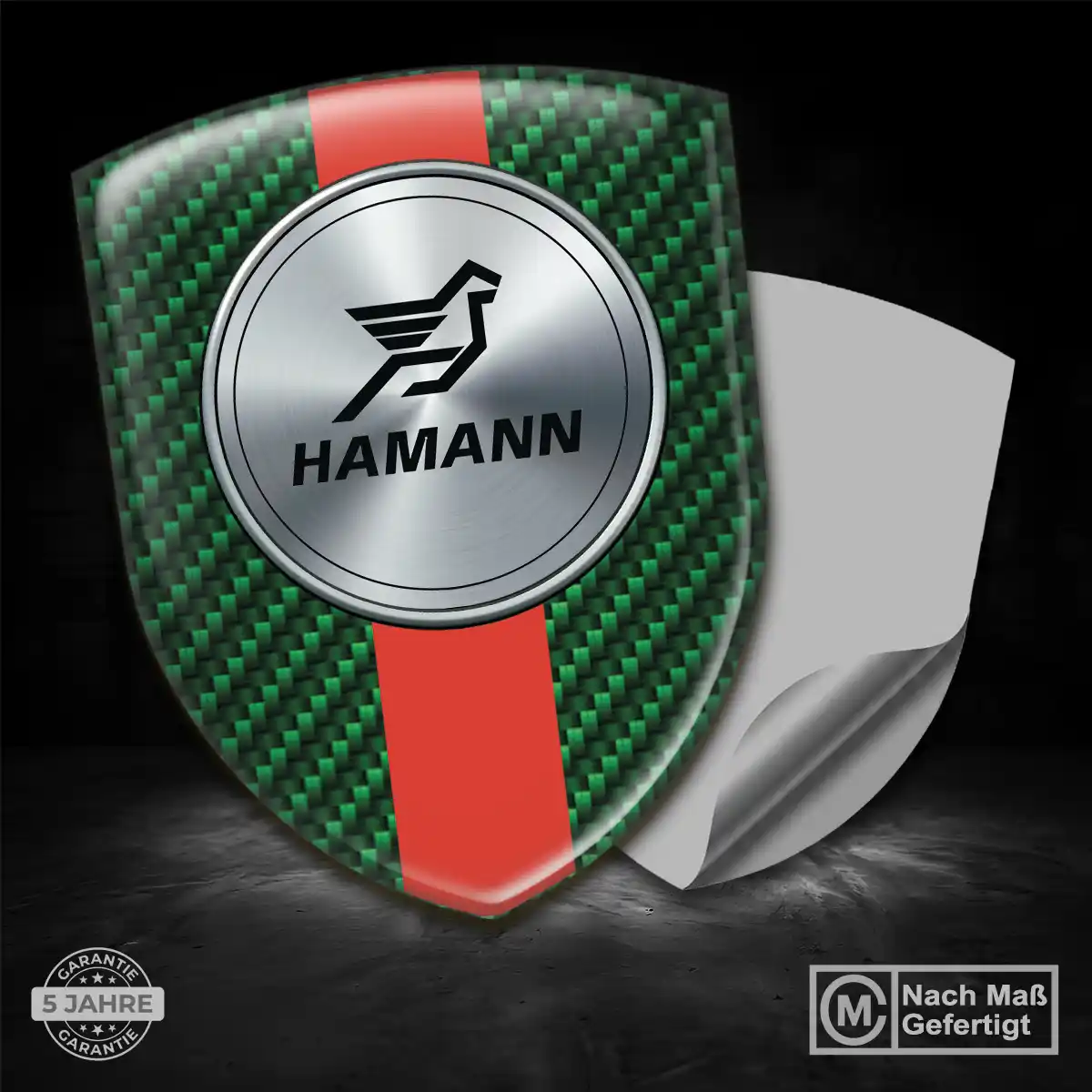 Hamann 3D Gel Aufkleber Silikon Modernes Design