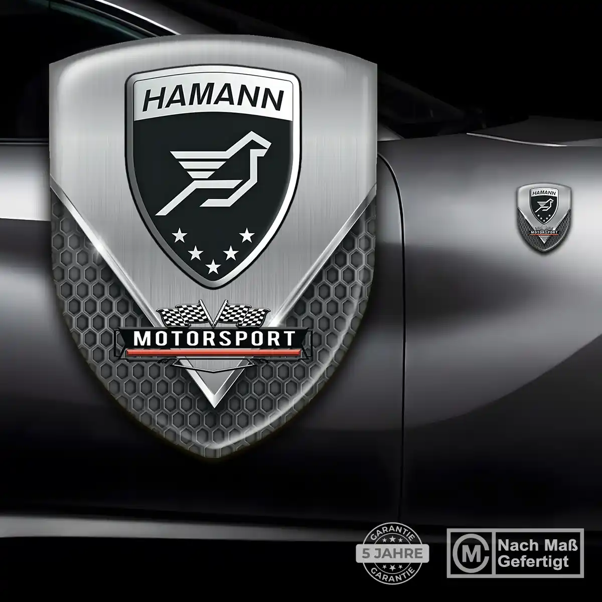 Hamann 3D Gel Aufkleber Silikon Premium-Edition