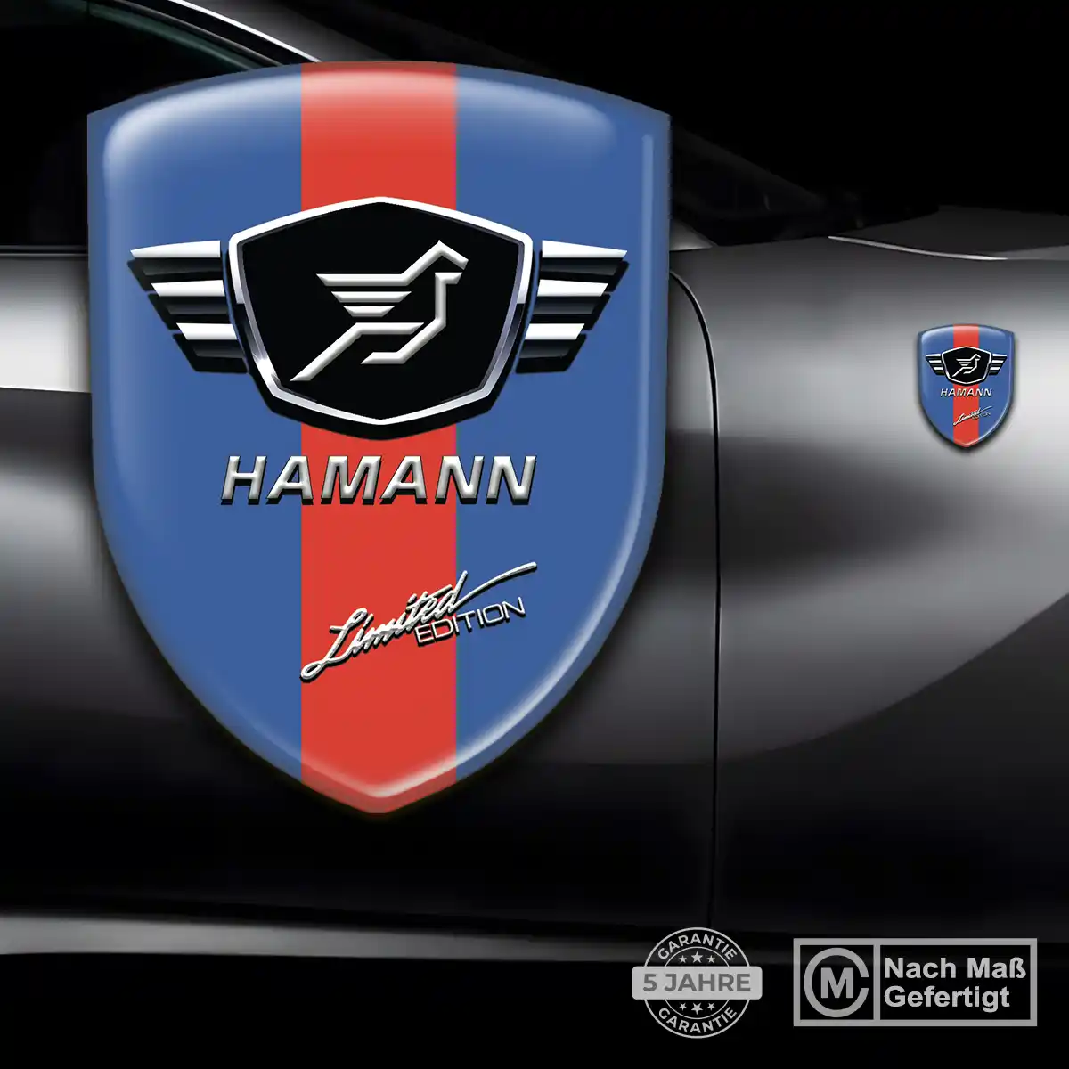 Hamann 3D Gel Aufkleber Silikon Premiumqualität