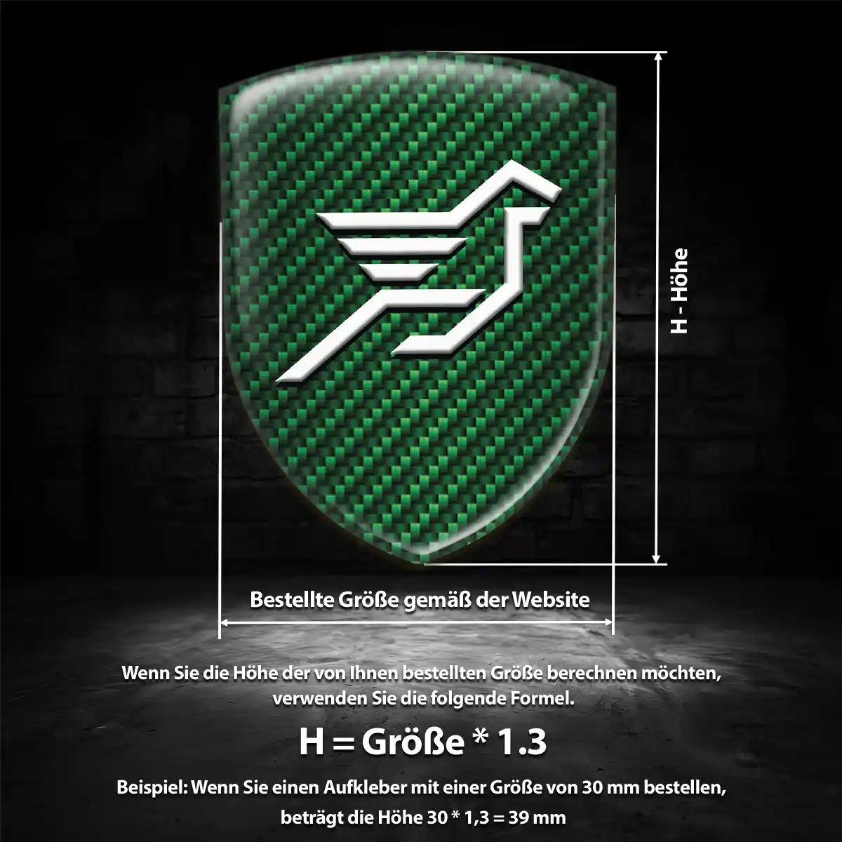 Hamann 3D Gel Aufkleber Silikon Tuningfahrzeug