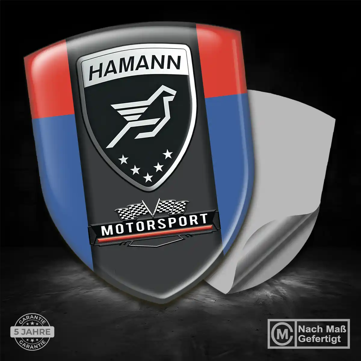 Hamann 3D Gel Aufkleber Stilvolles Design