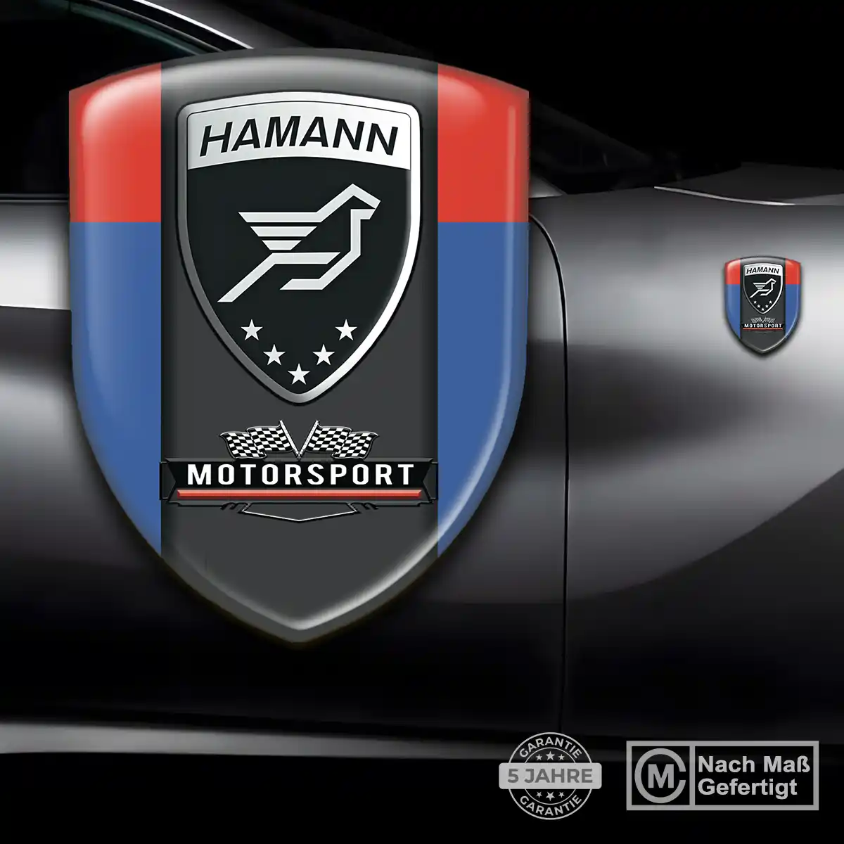 Hamann 3D Gel Aufkleber Stilvolles Design