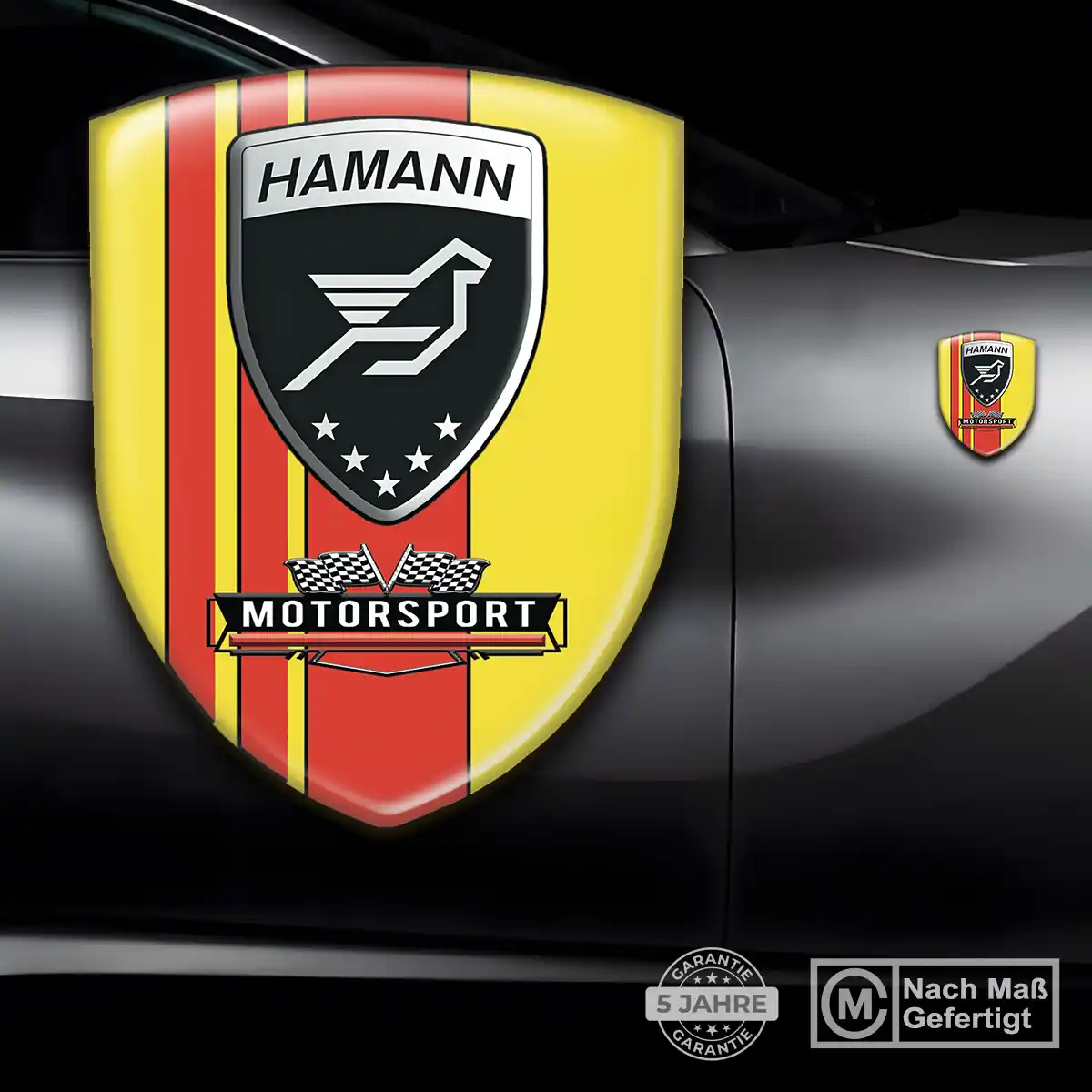 Hamann 3D Gel Aufkleber Tuningfahrzeug