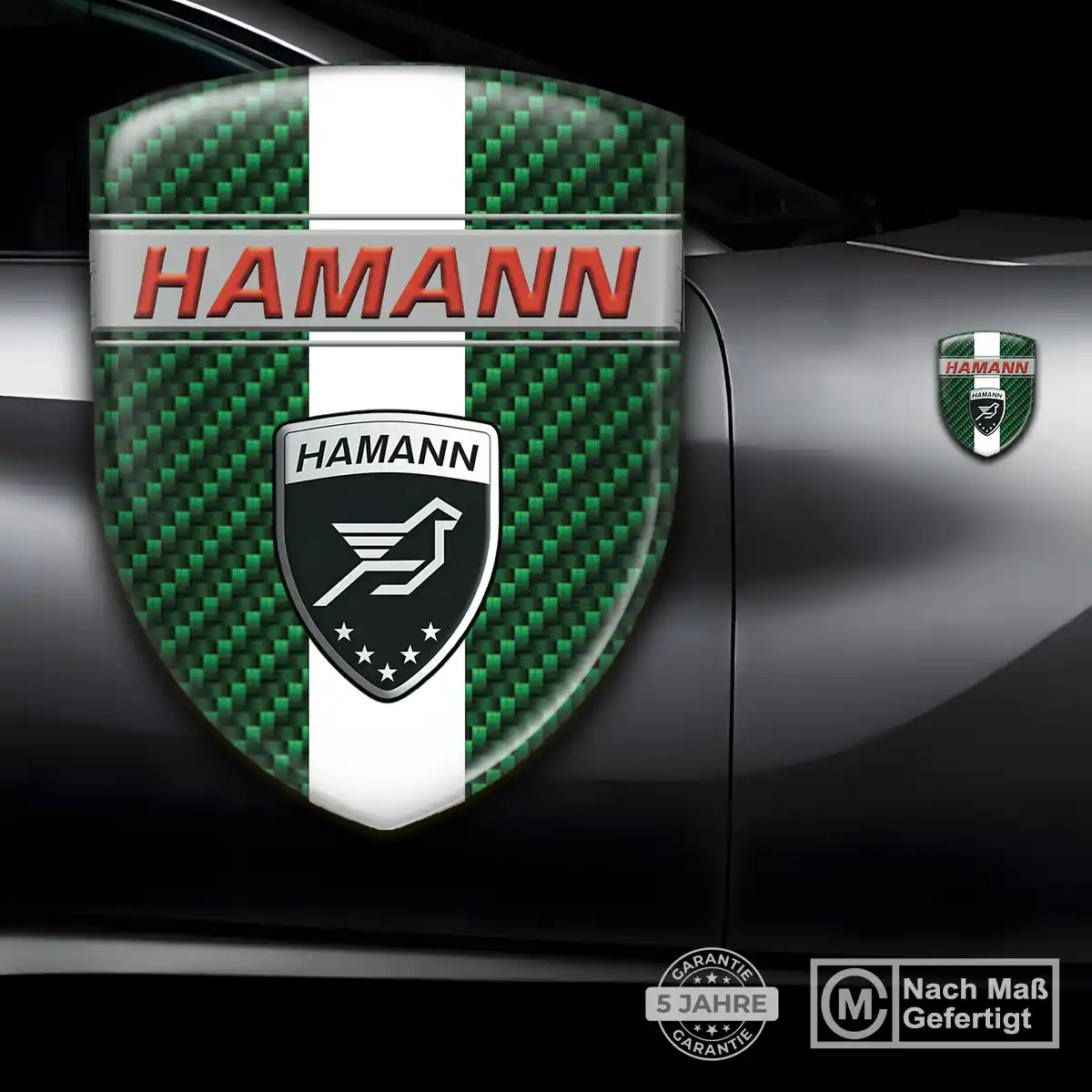 Hamann 3D Gel Aufkleber Wappen Auto Erstklassige Qualität
