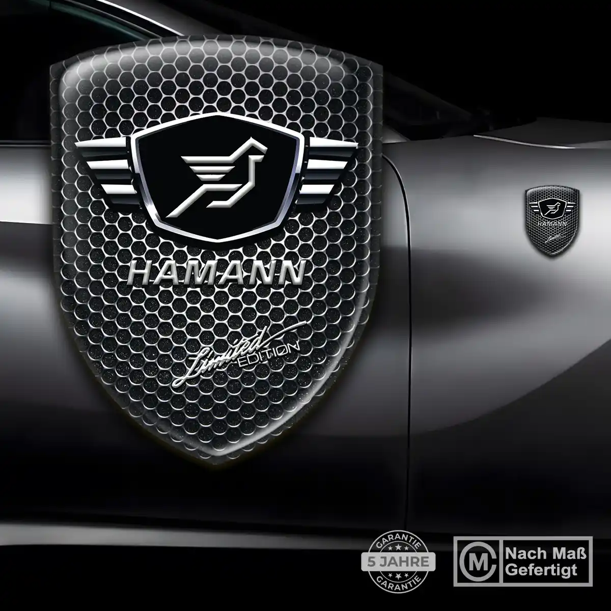 Hamann 3D Gel Aufkleber Wappen Auto Höchste Qualität