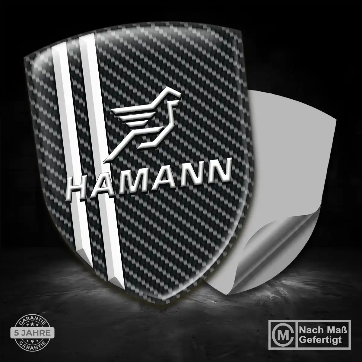 Hamann 3D Gel Aufkleber Wappen Auto Interieurdesign