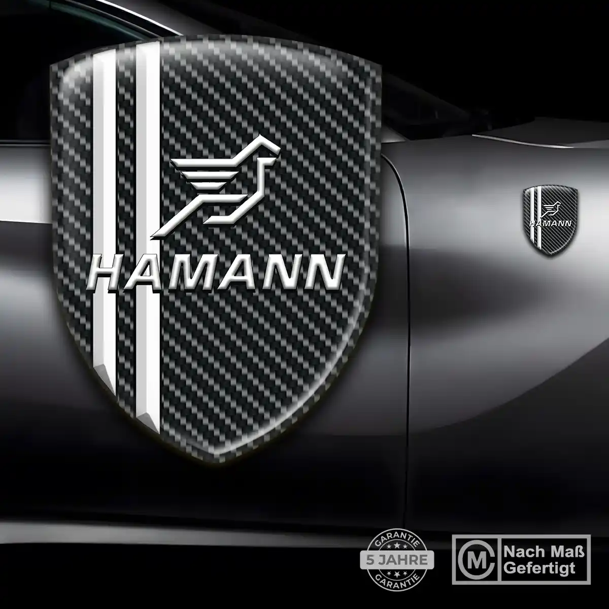 Hamann 3D Gel Aufkleber Wappen Auto Interieurdesign