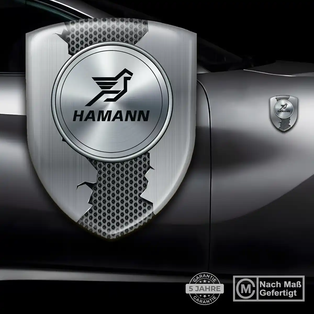 Hamann 3D Gel Aufkleber Wappen Auto Limitierte Auflage
