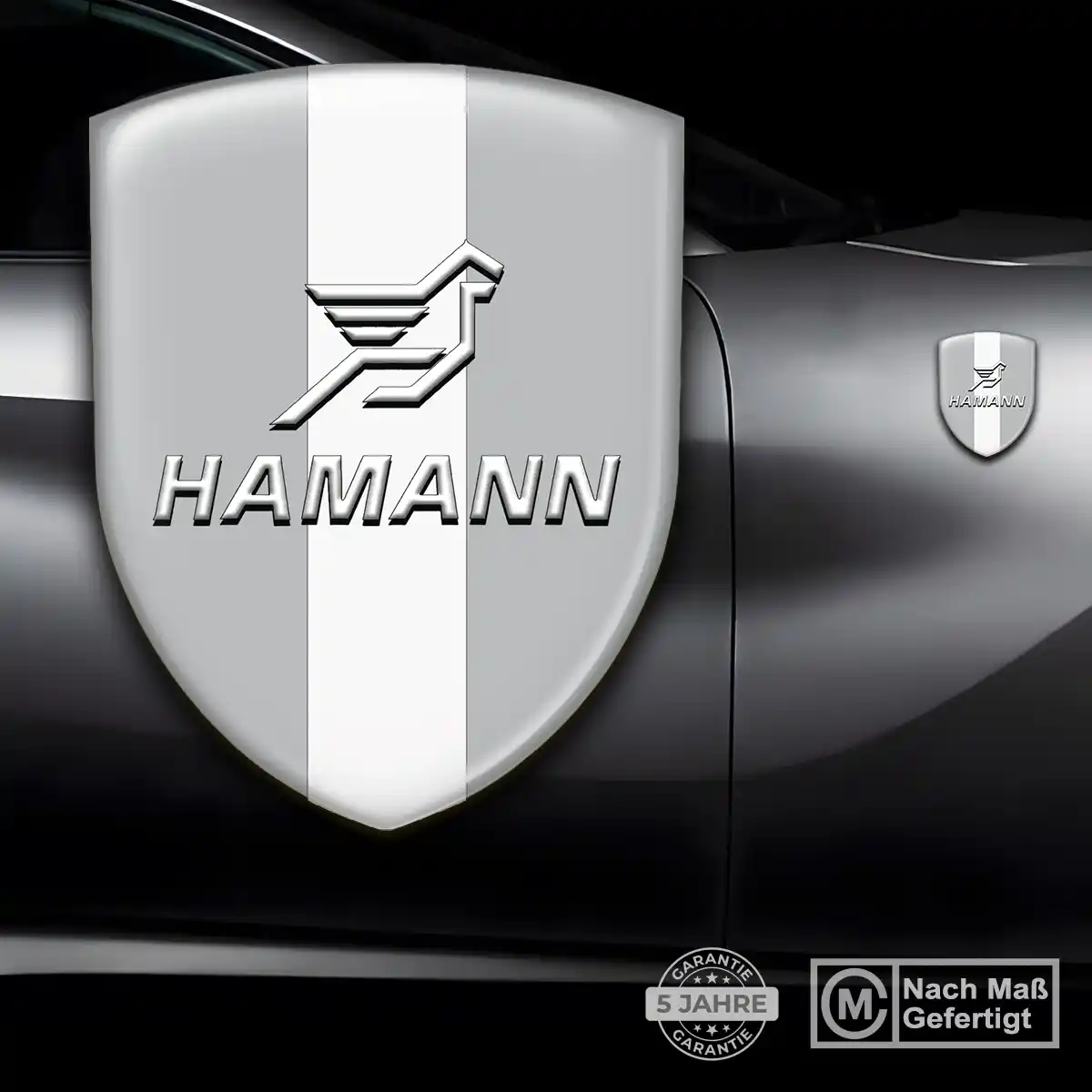 Hamann 3D Gel Aufkleber Wappen Auto Modernes Design