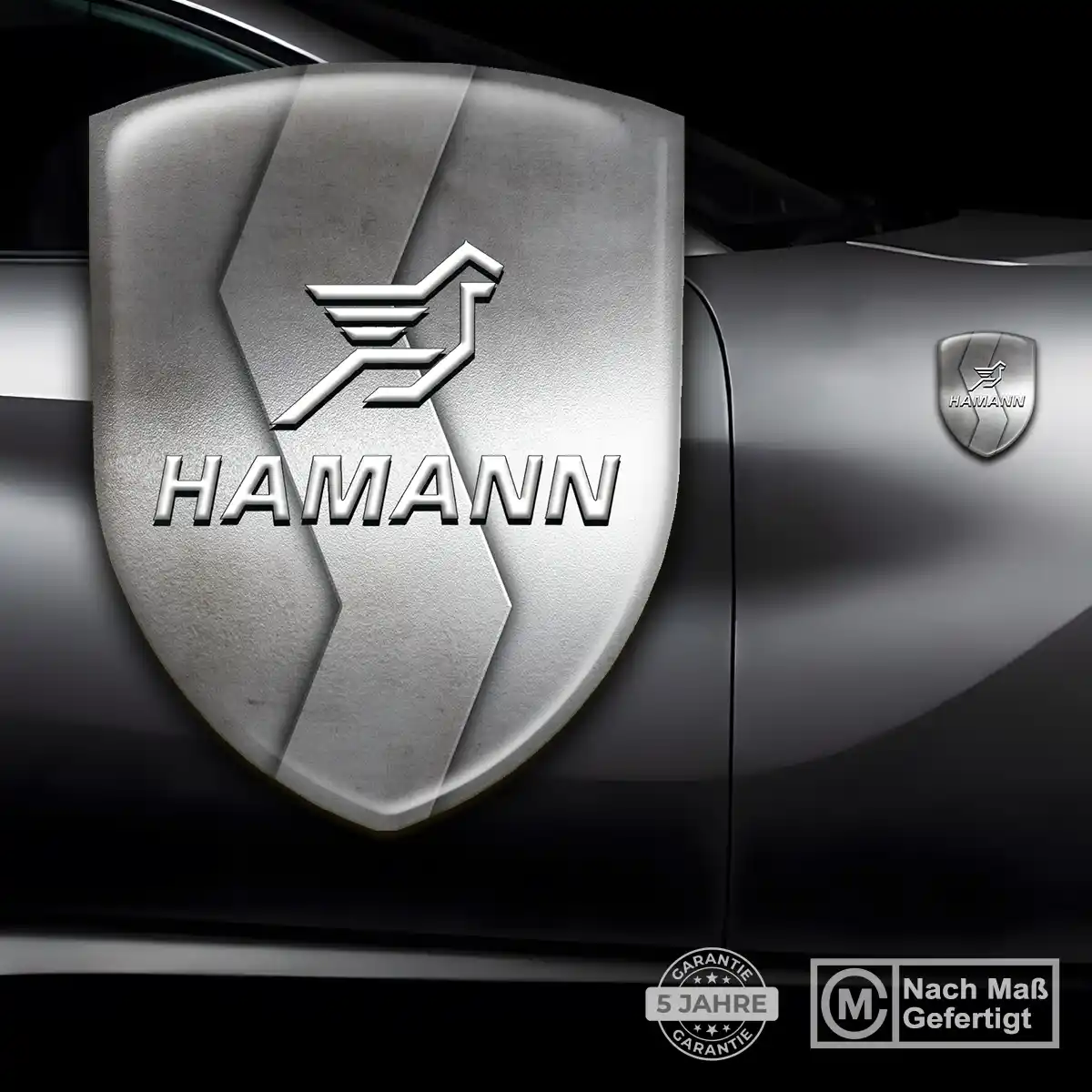 Hamann 3D Gel Aufkleber Wappen Auto Premiumqualität
