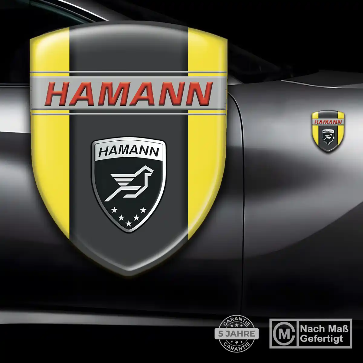 Hamann 3D Gel Aufkleber Wappen Auto Spitzenqualität