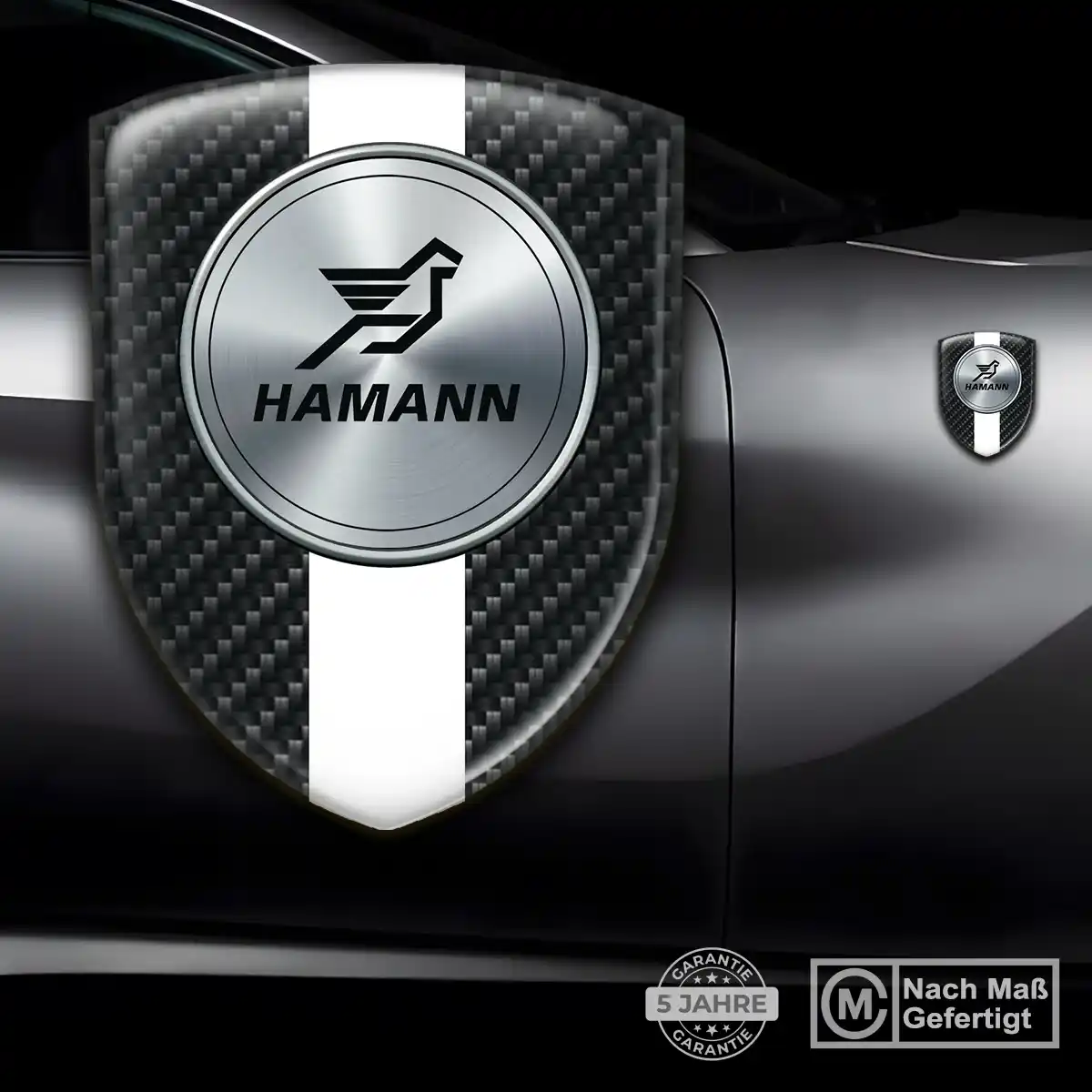 Hamann 3D Gel Aufkleber Wappen Auto Stilvolles Design