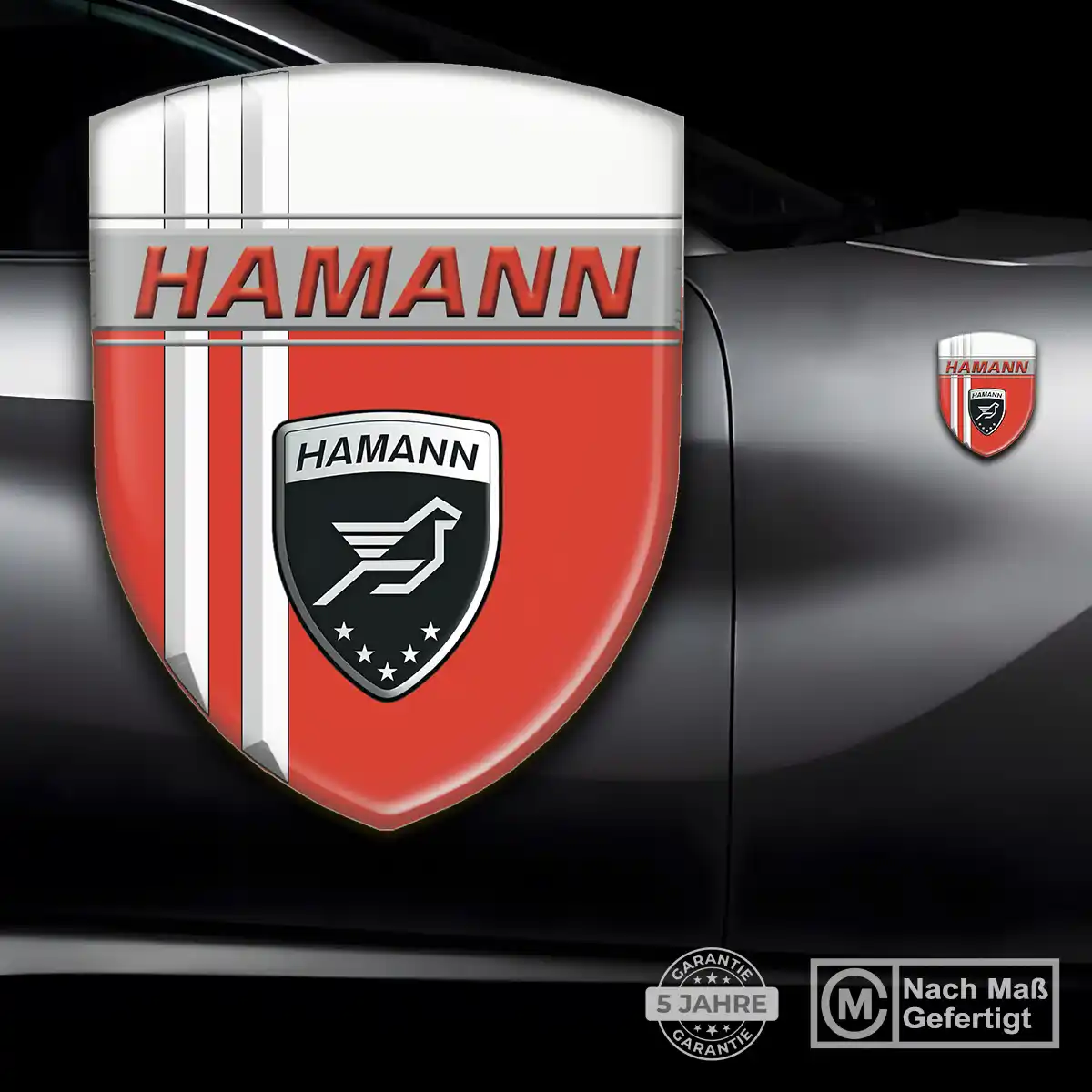 Hamann 3D Gel Aufkleber Wappen Auto Tuningfahrzeug