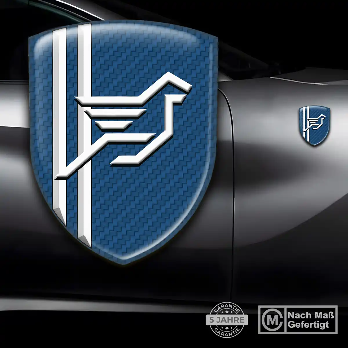 Hamann 3D Gel Aufkleber Wappen Überzeugende Qualität