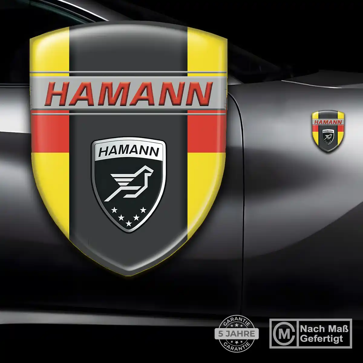 Hamann 3D Gel Aufkleber Wappen Exterieurdesign