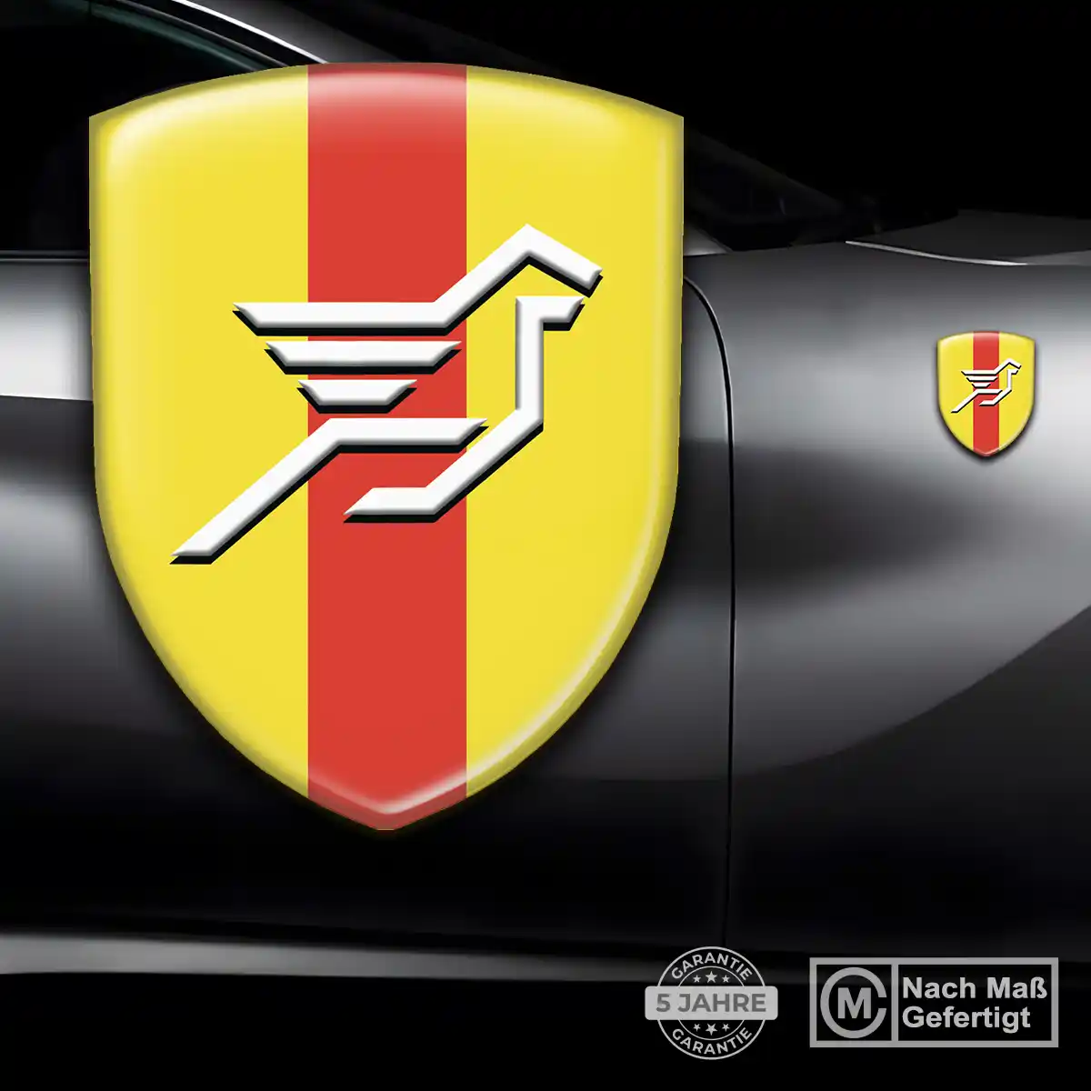Hamann 3D Gel Aufkleber Wappen Höchste Qualität