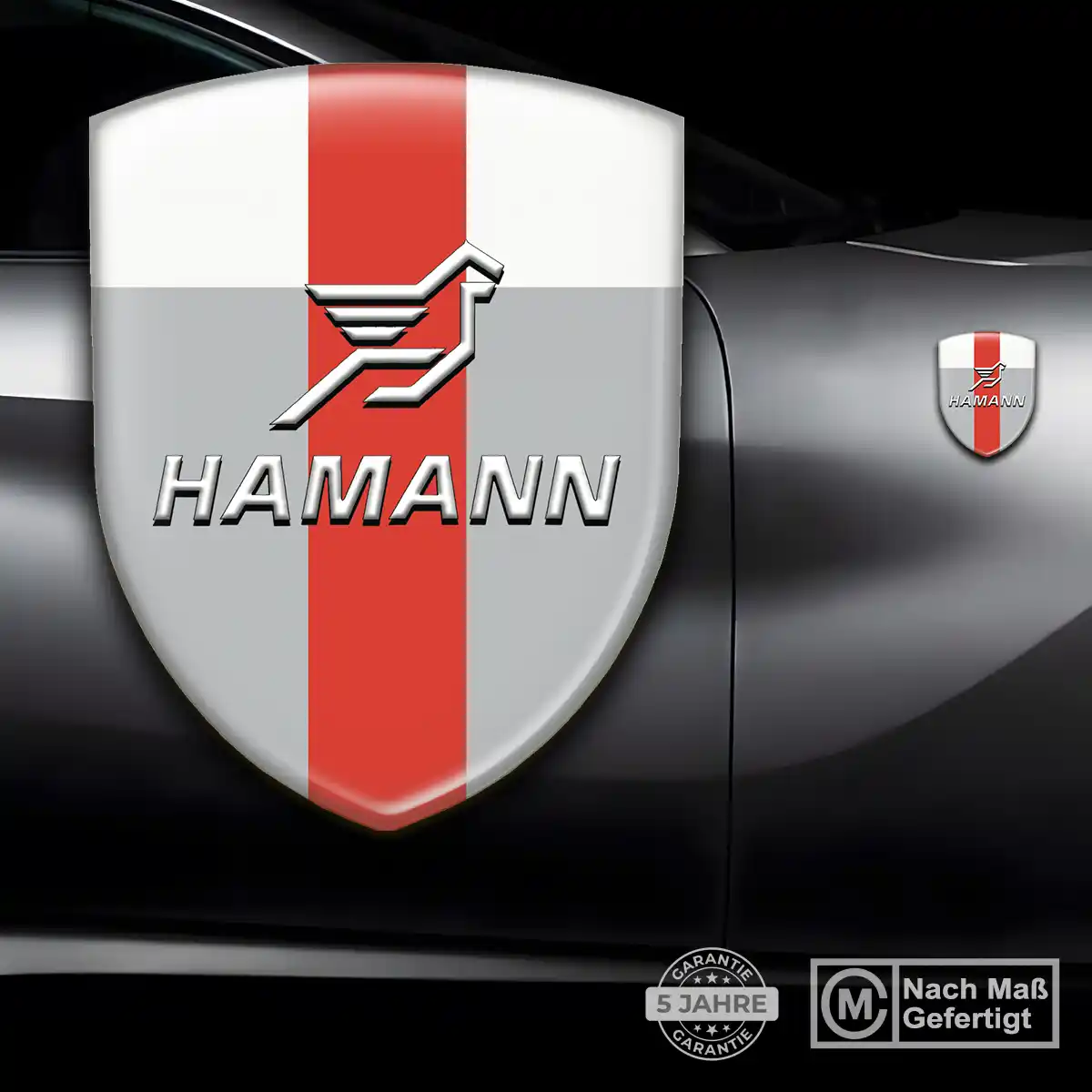 Hamann 3D Gel Aufkleber Wappen Hohe Qualität