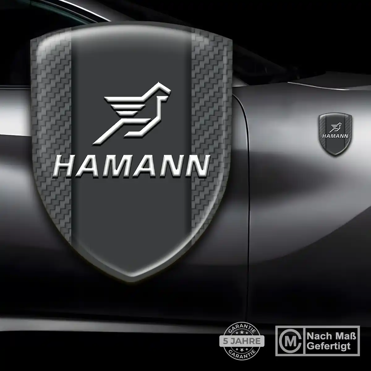 Hamann 3D Gel Aufkleber Wappen Luxus-Edition