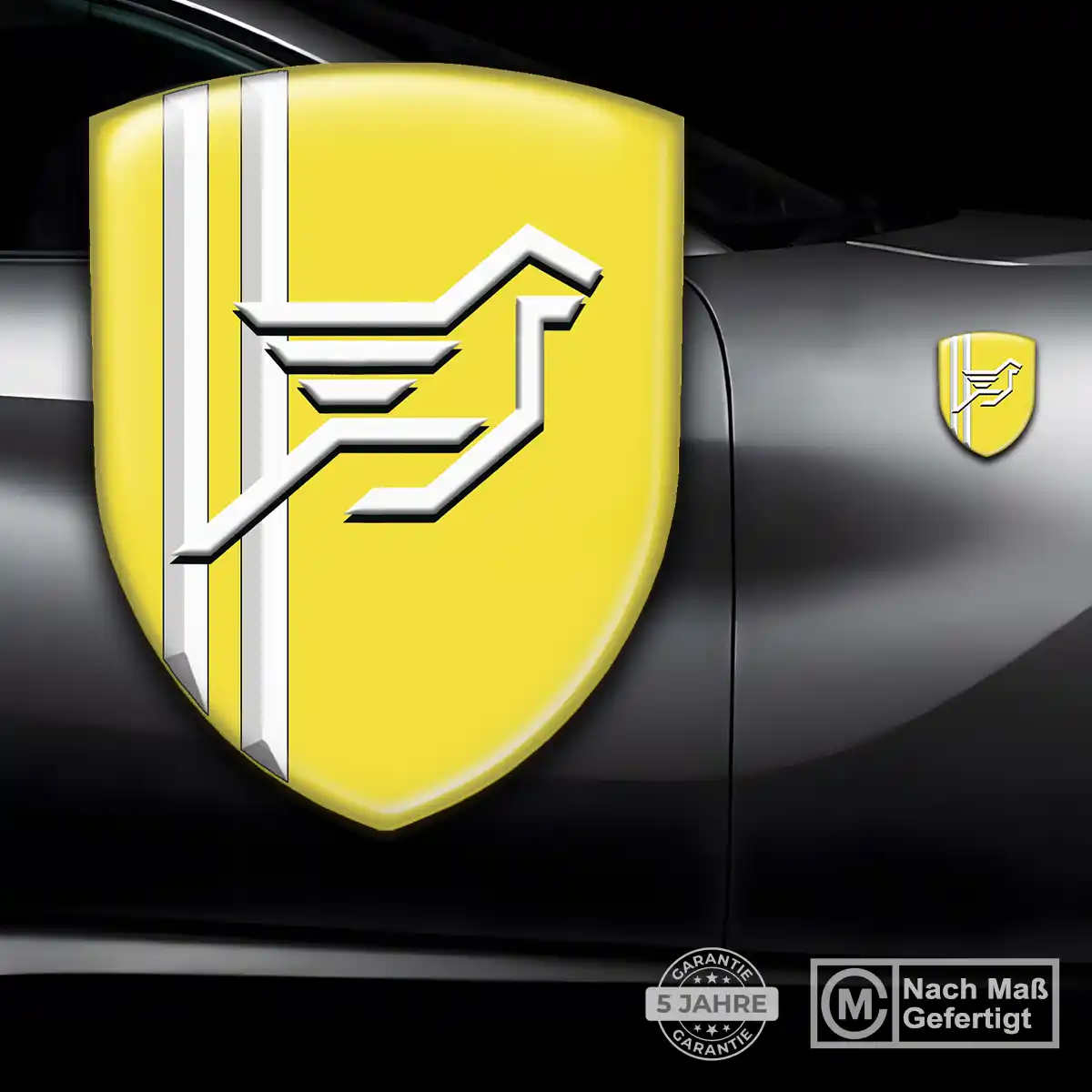 Hamann 3D Gel Aufkleber Wappen Premium-Edition