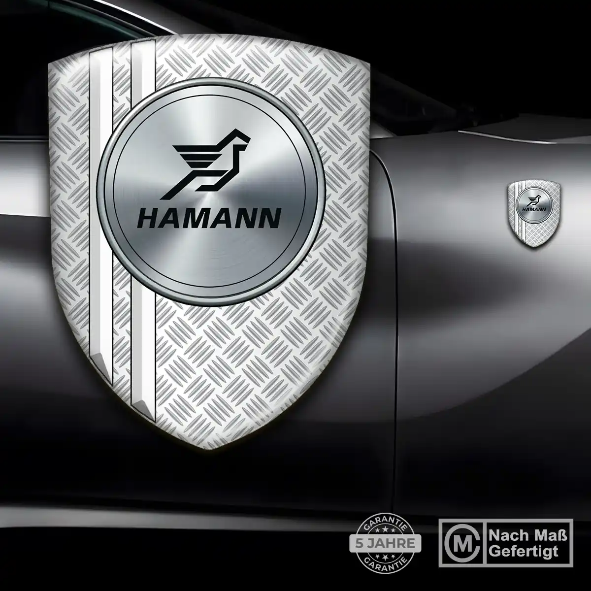 Hamann 3D Gel Aufkleber Wappen Spitzenqualität