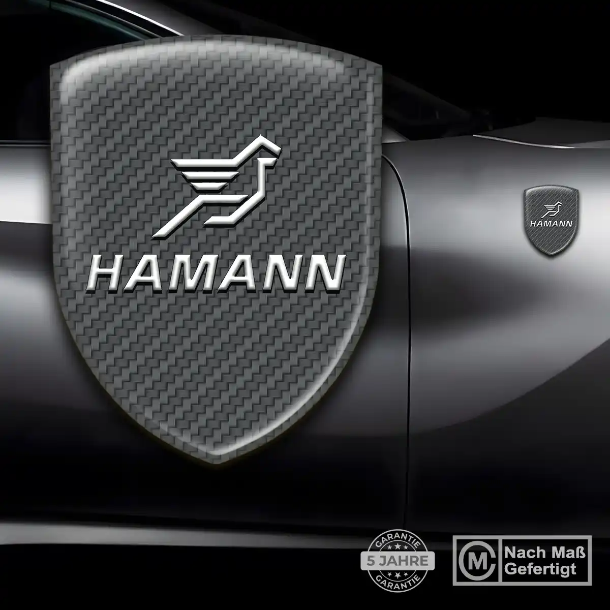 Hamann 3D Gel Aufkleber Wappen Tuningfahrzeug
