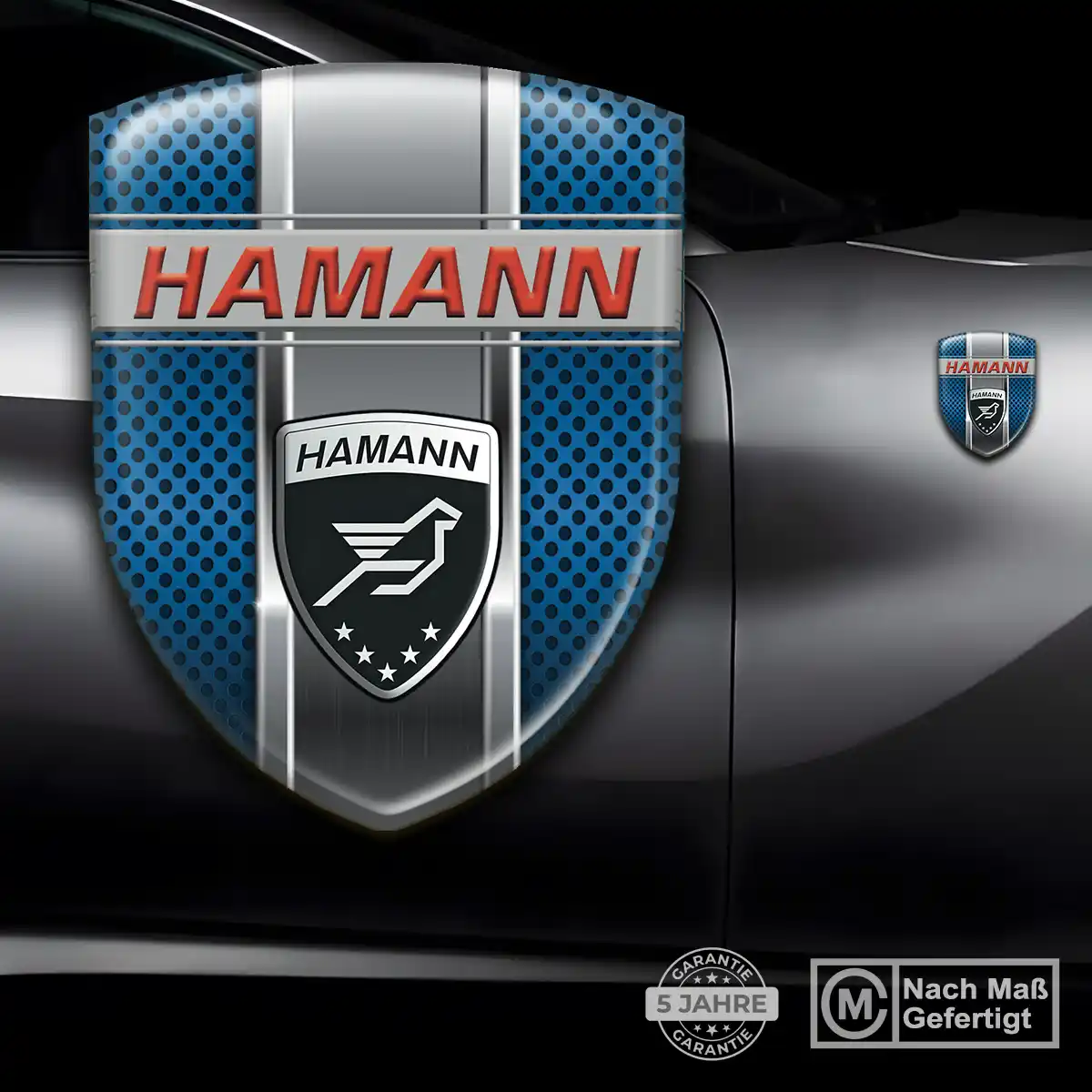 Hamann Aufkleber 3D Gel Emblem Anspruchsvolles Design