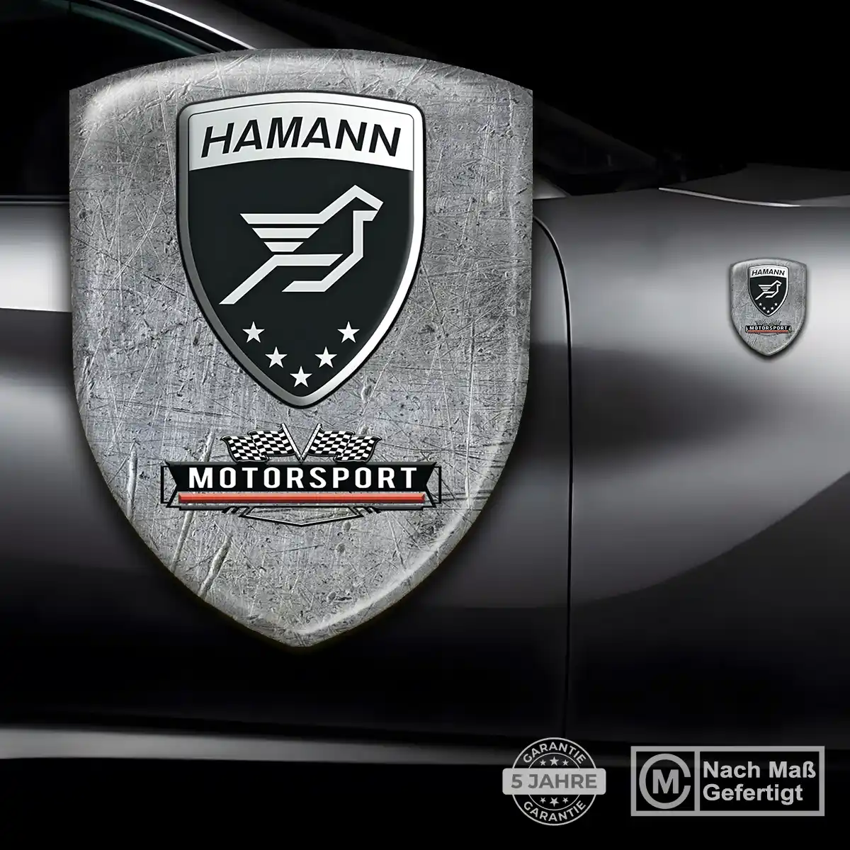 Hamann Aufkleber 3D Gel Emblem Auto Edles Design